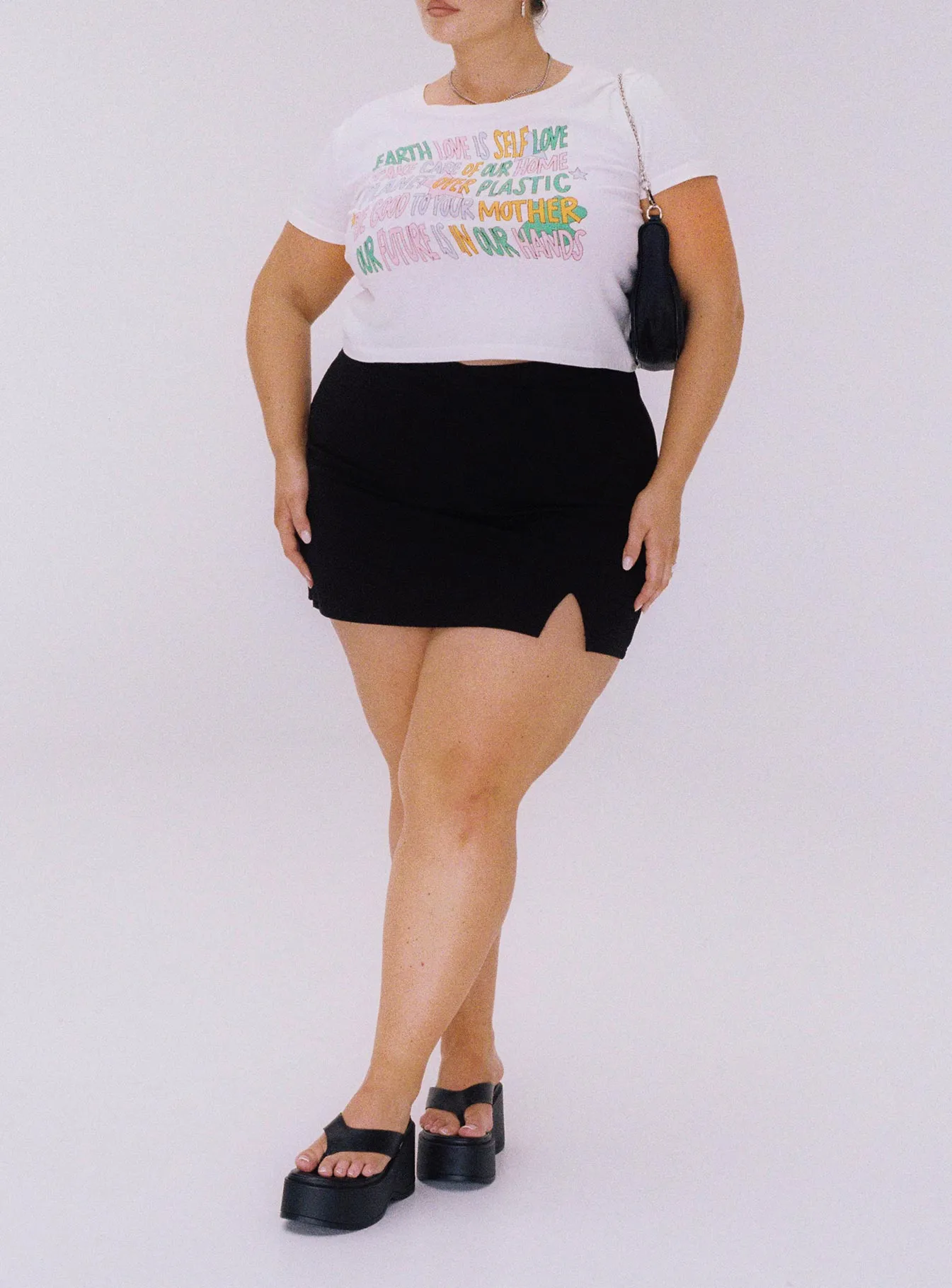 Organic Be Kind Charity Baby Tee Cream Curve warm weather Flexible Ribbed Neckline