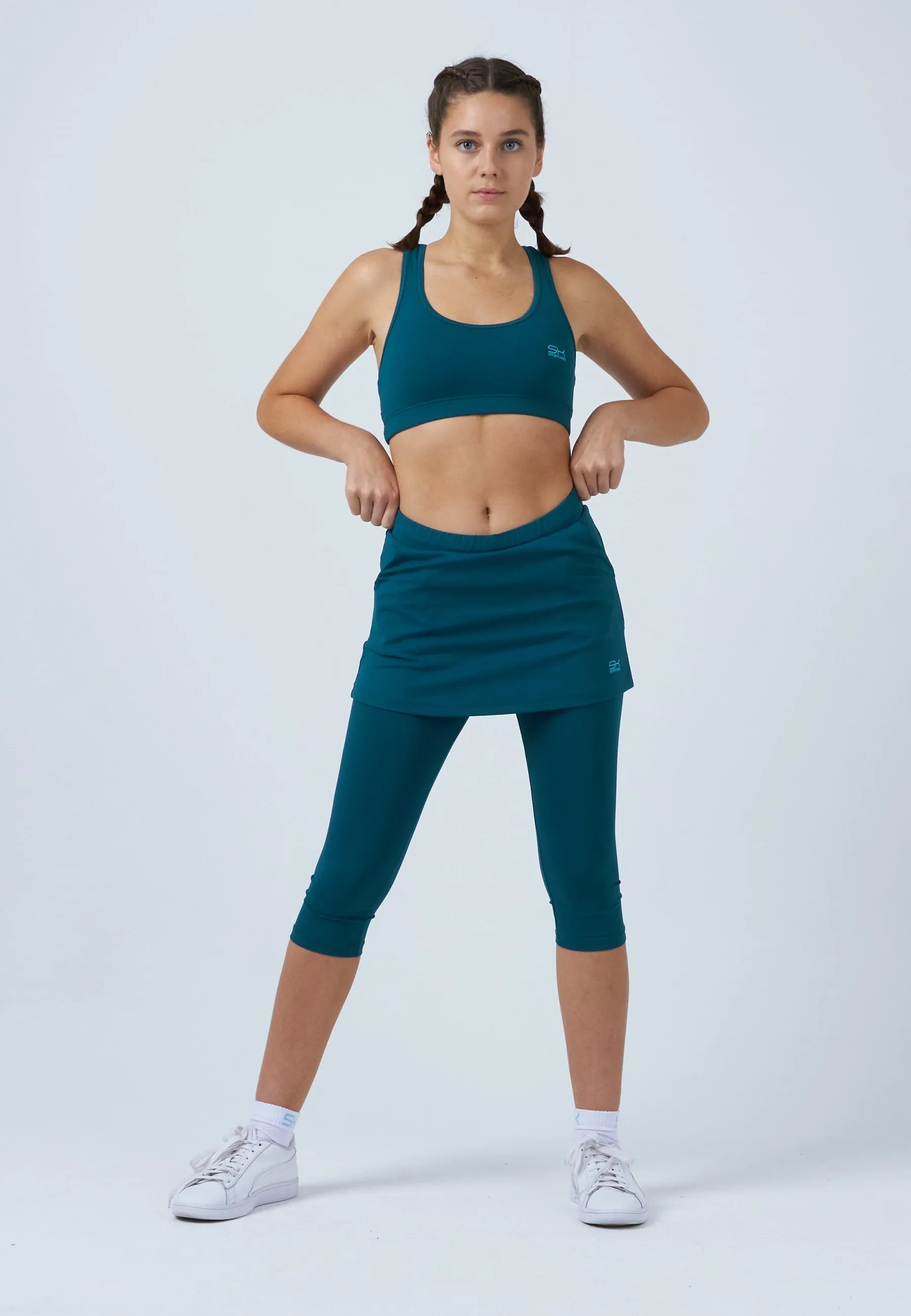 Fashion Week Ready 2-in-1 Tennis Skapri, dark teal