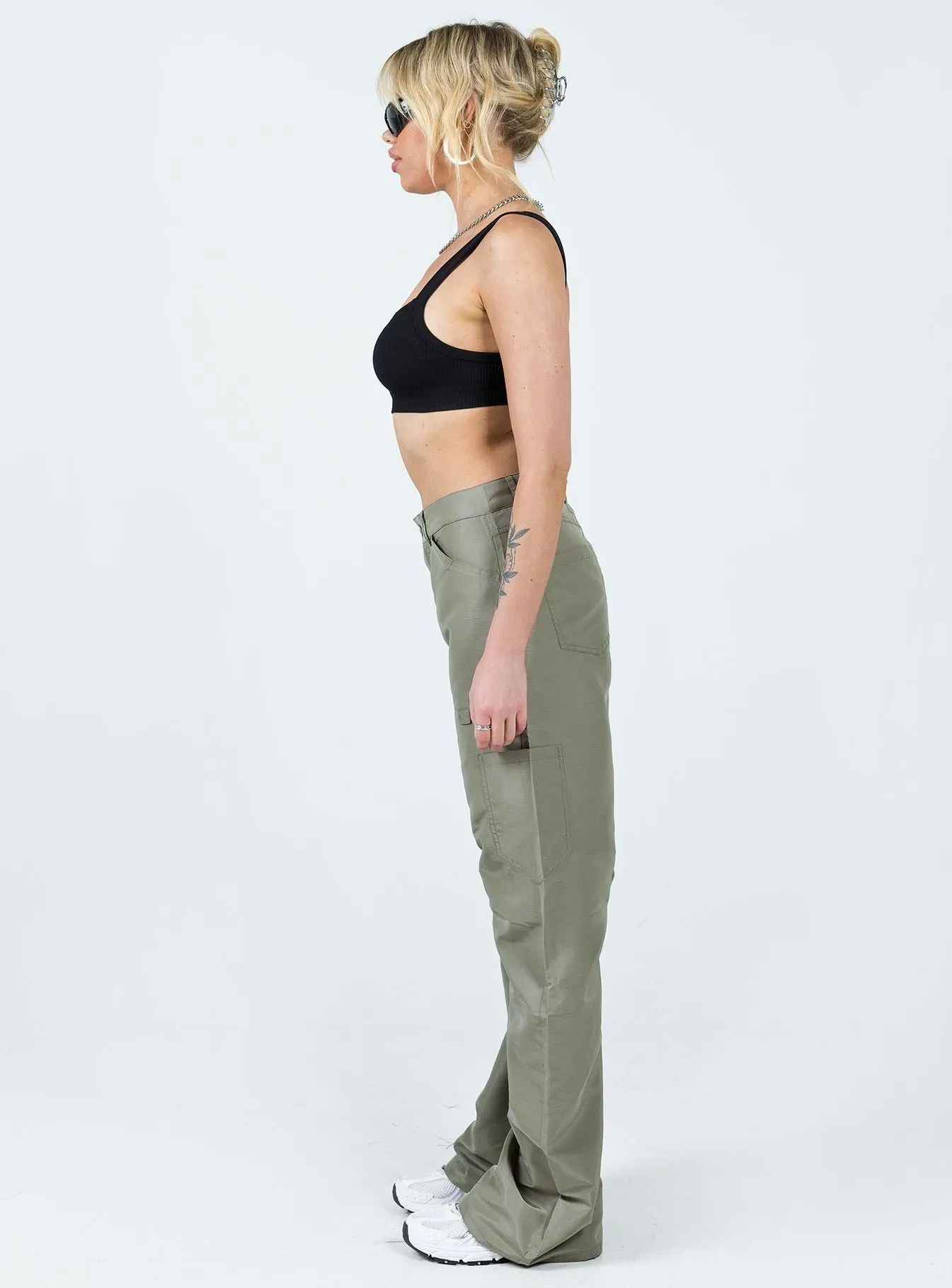 Miami Vice Pant Sage Moisture Wicking Technology Structured fabric