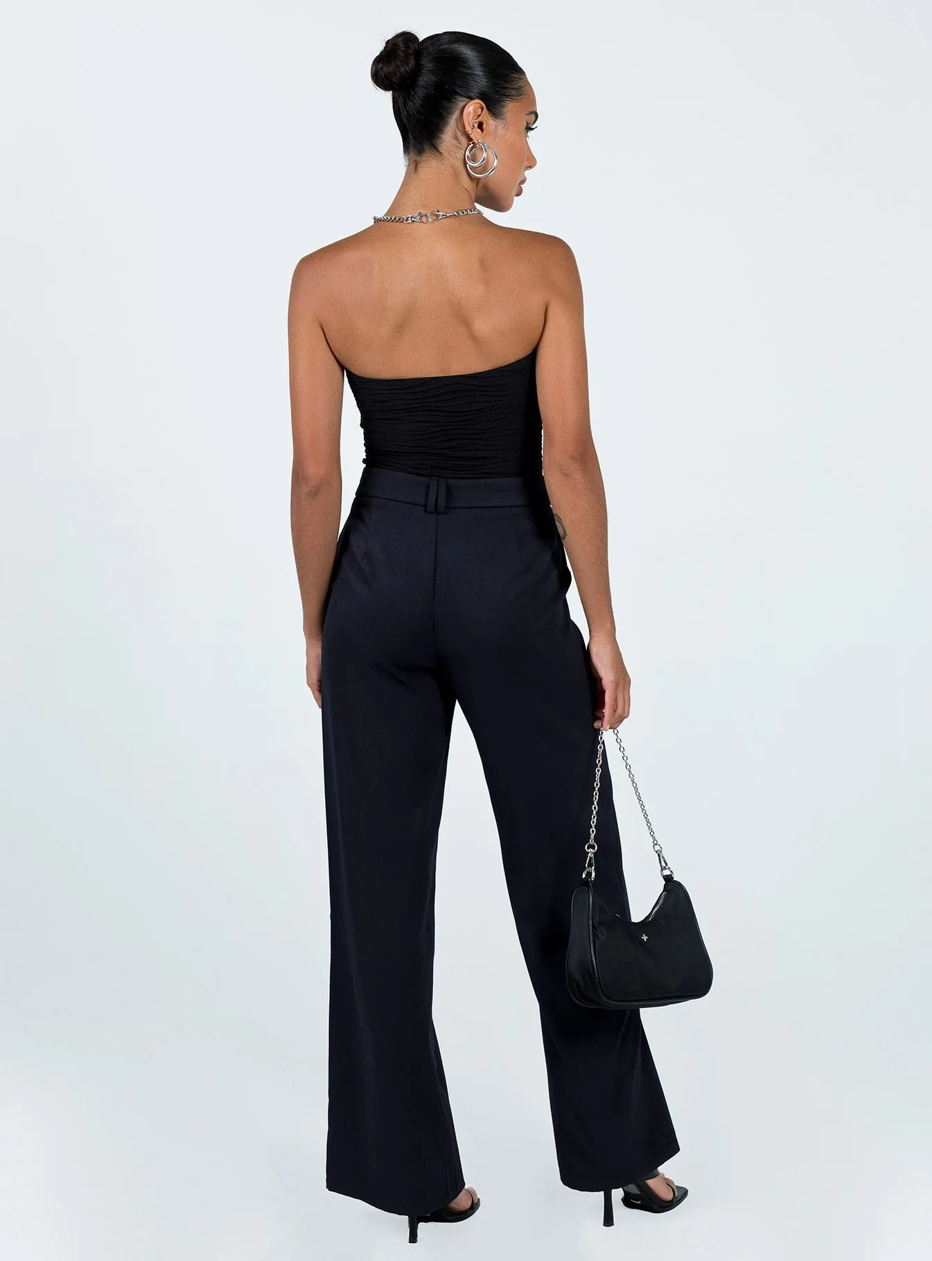 Tight Cut Sultan Pants Navy