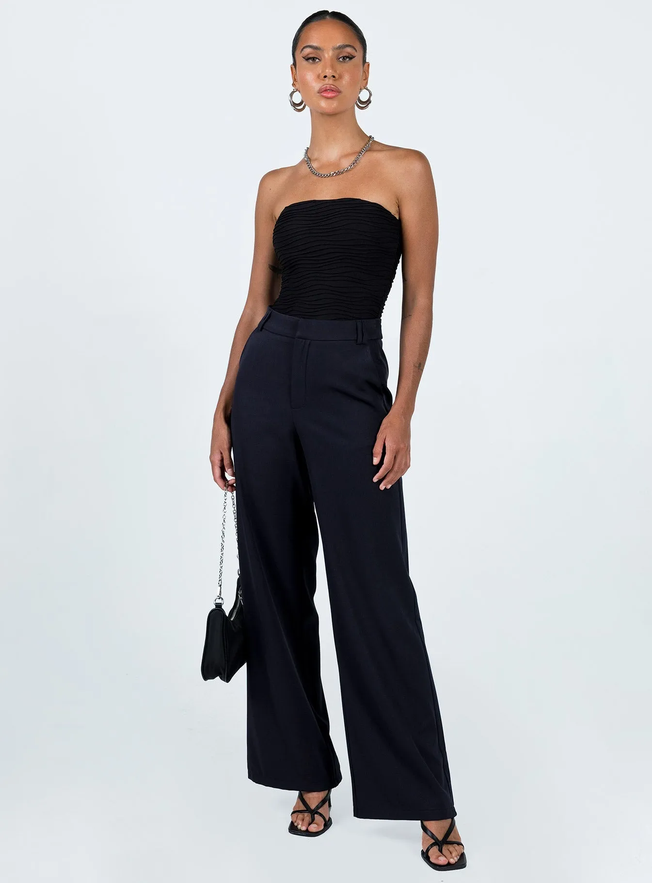 Stretch Fit Wear Slim Stretch Fit Sultan Pants Navy