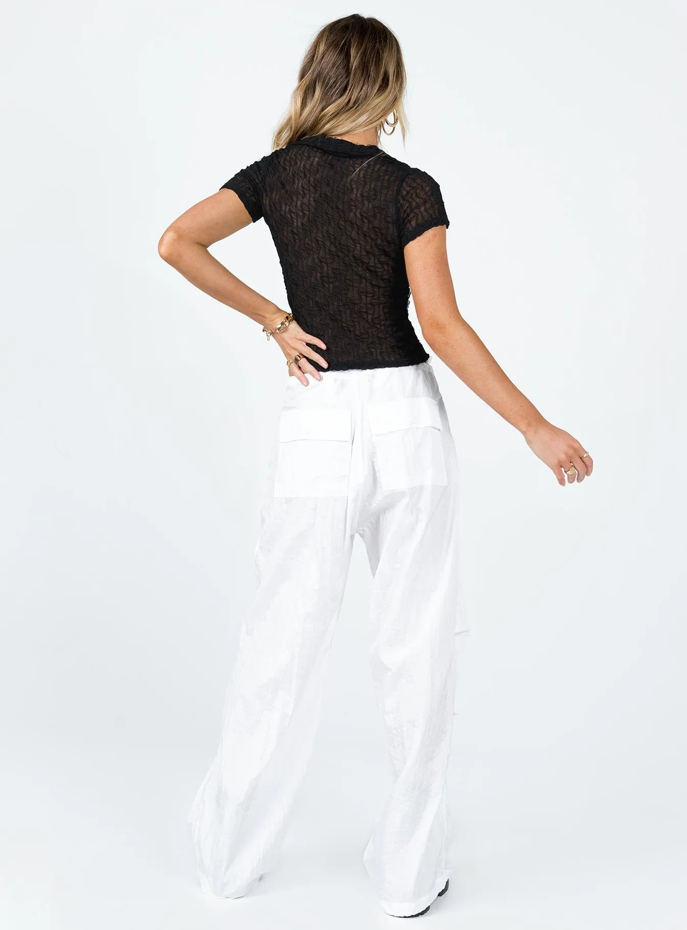 Smart Comfort Motel Chute Trousers Ivory