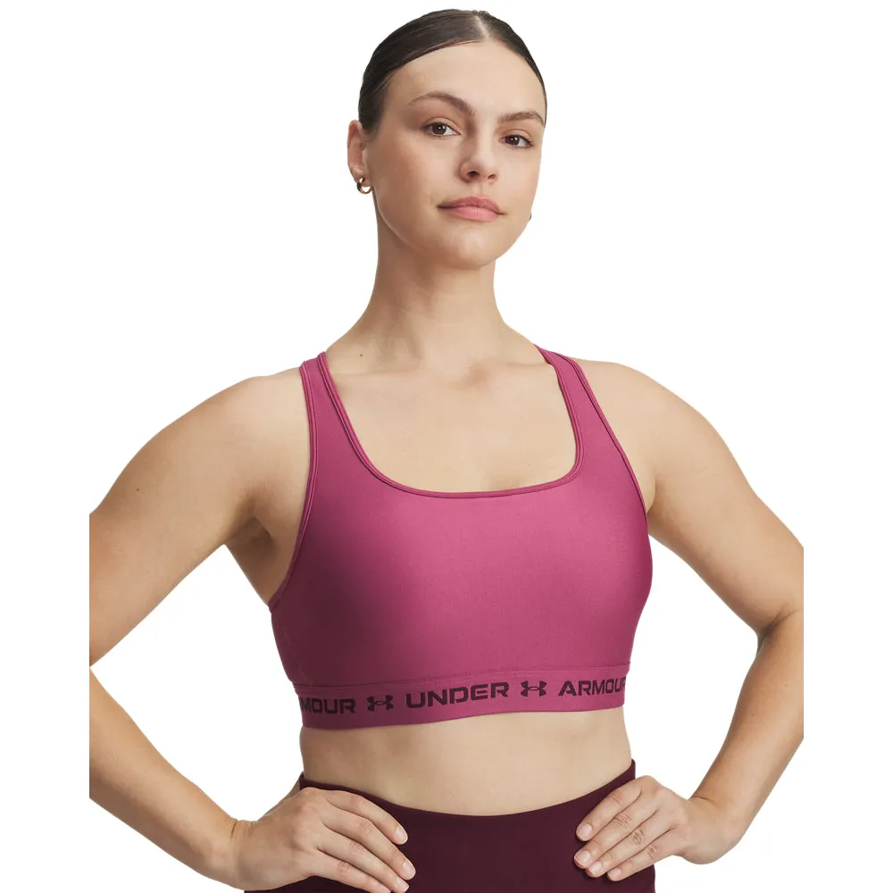 Women's Under Armour Mid Crossback Sports Bra Non-Slip Band