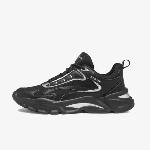 Leg Long Mesh Panel Sneakers