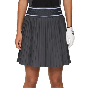 J.Lindeberg Women's Twiggy Golf Skirt - Asphalt light colors