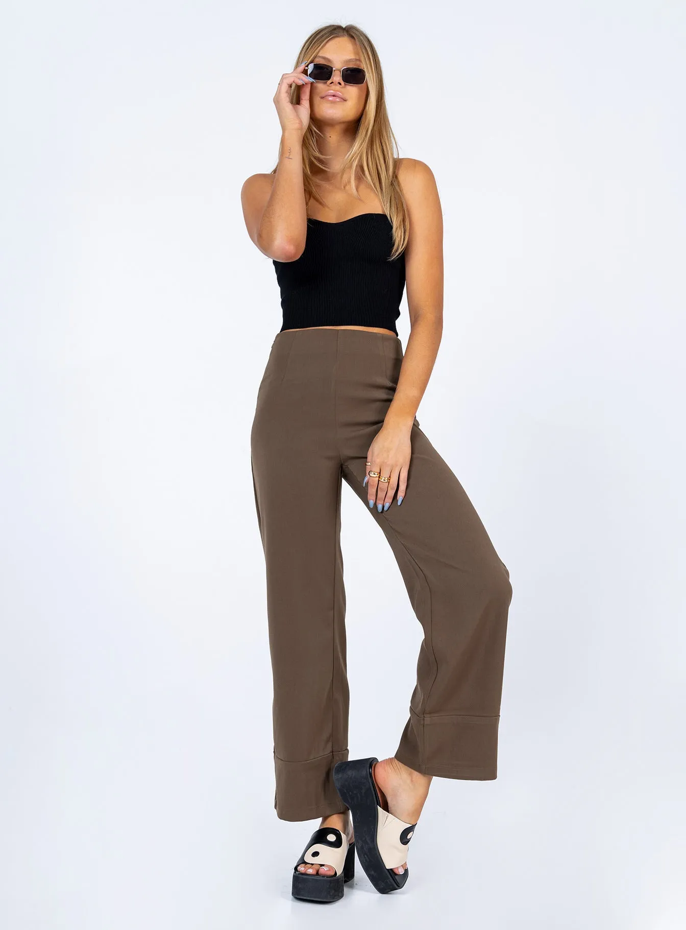 Euros Pants Brown Multi Use