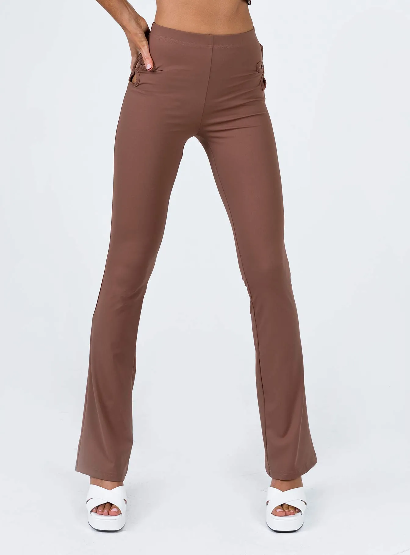 Comfort for All Laken Pants Brown