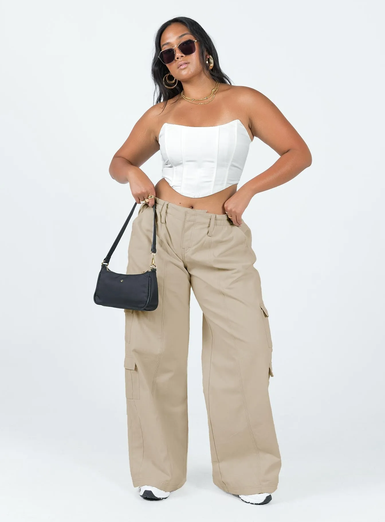 Motel Hansa Trouser Panama Ecru Relax Fit Design Pull-on style