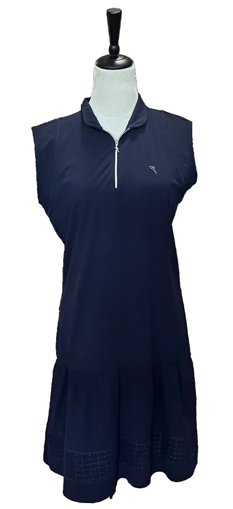 ReinforcedHem Chervo Navy Blue Dress Size 10