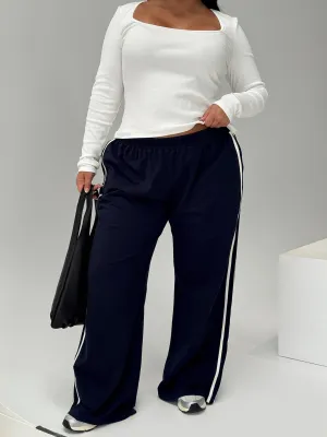 Circuit Track Pants Navy Curve Padded hips Durable Fit