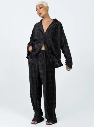 All weather Soft Feel Lila Set Black