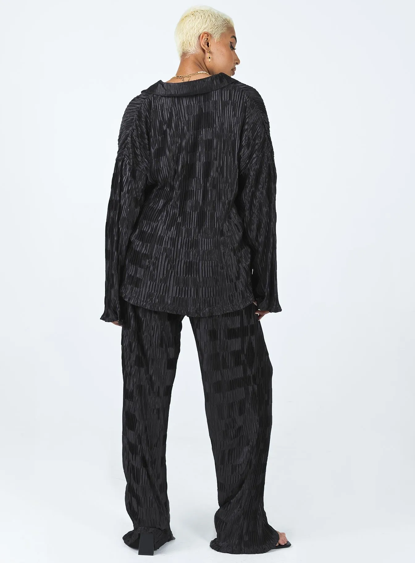Sporty Layer Lila Set Black
