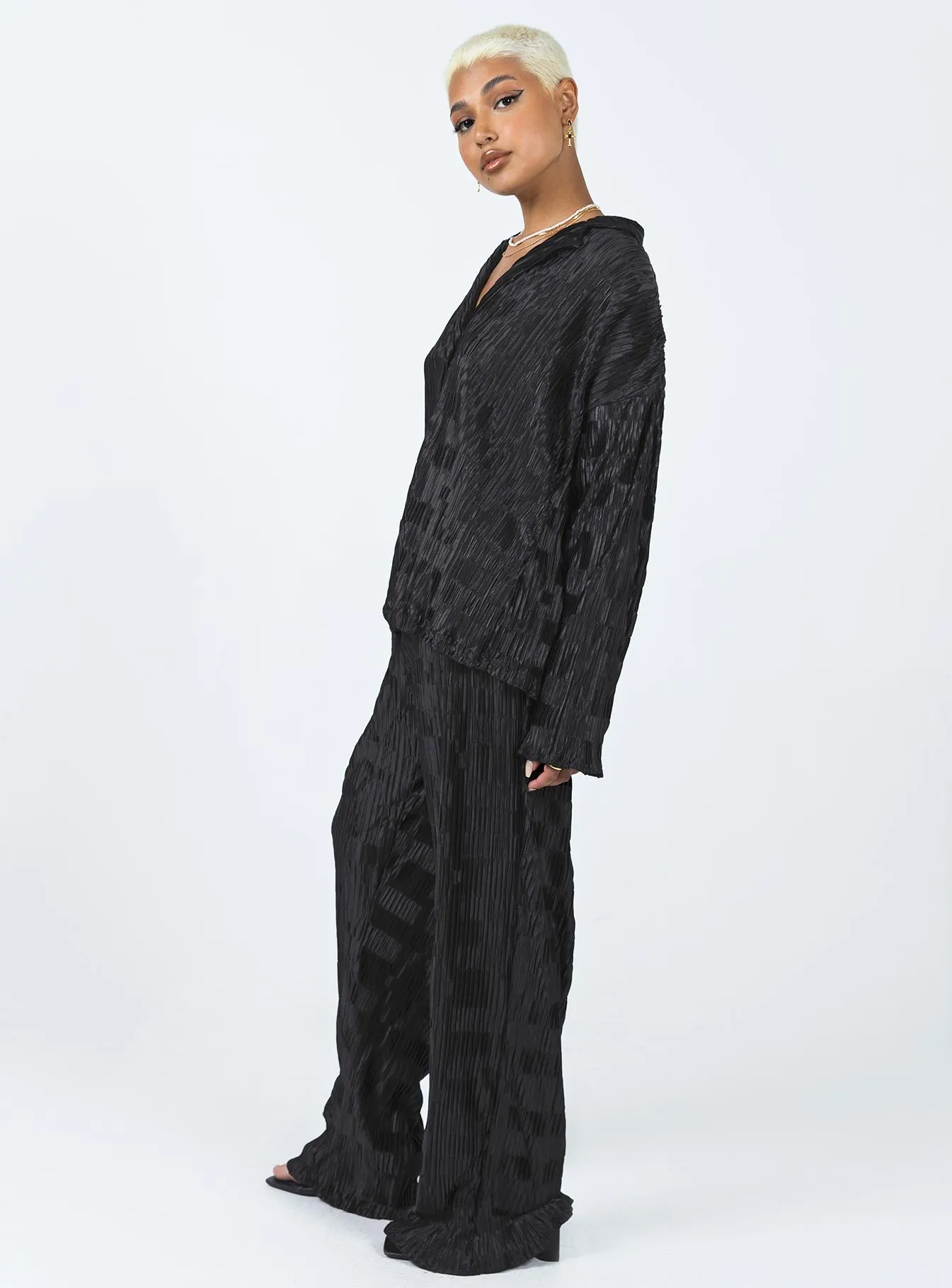 Lila Set Black Fit Flex Soft Wear