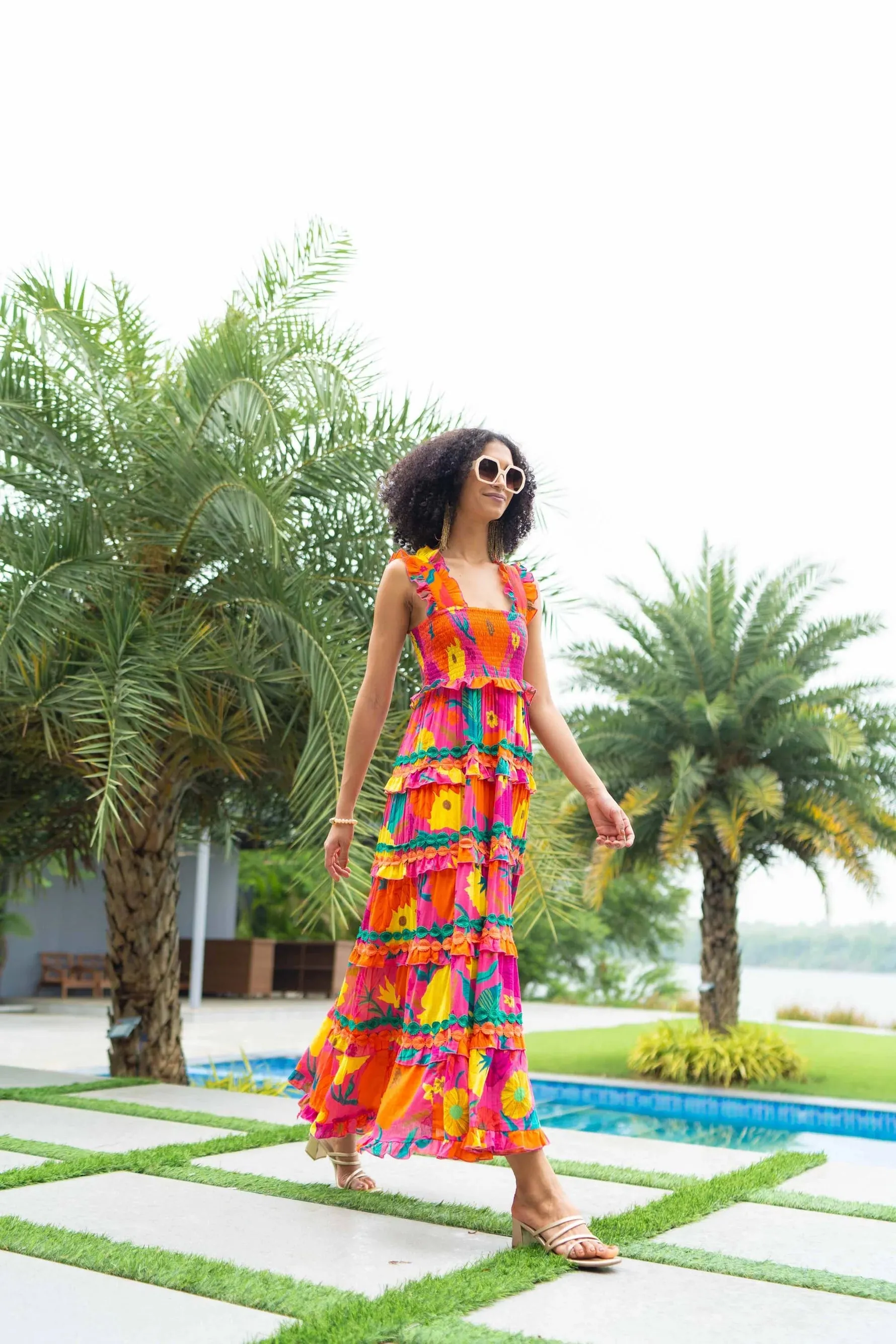 *SALE* SOHANA MIA DRESS SIENNA Slit Detail