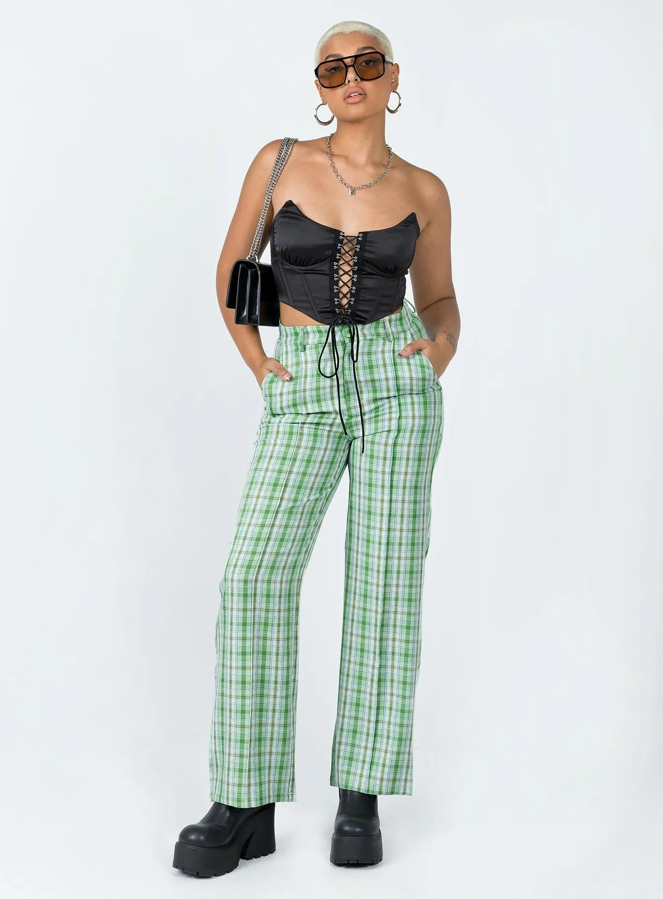Wiluna Pants Green Urban Flex Wear Resistant Fabric