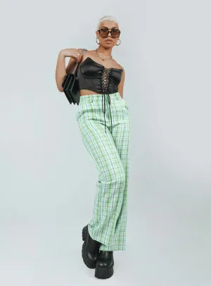 Chill Comfort Utility pocket Wiluna Pants Green