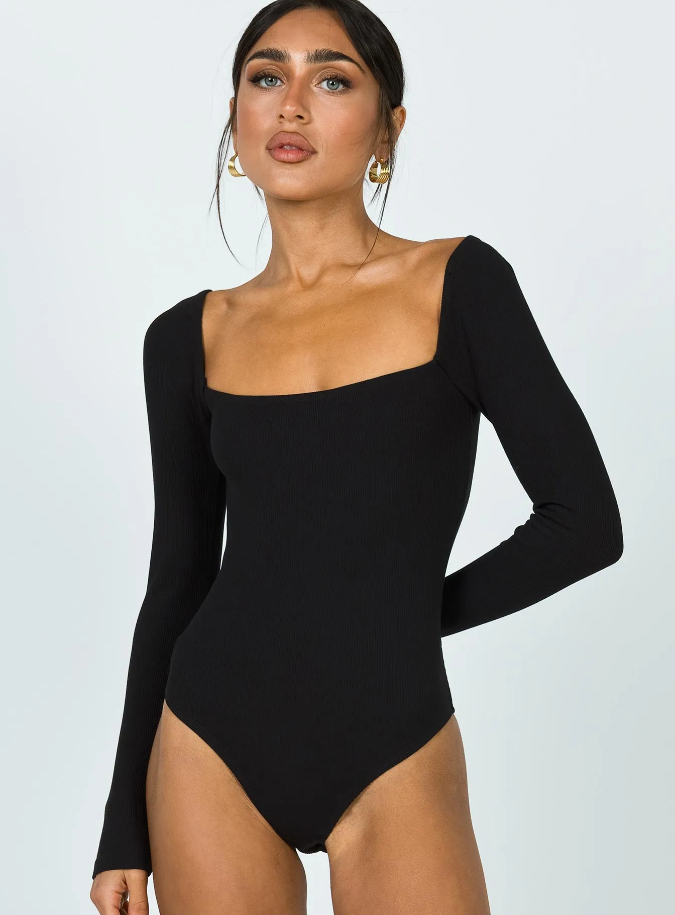 holiday bodysuit Charlotte Bodysuit Black Tall