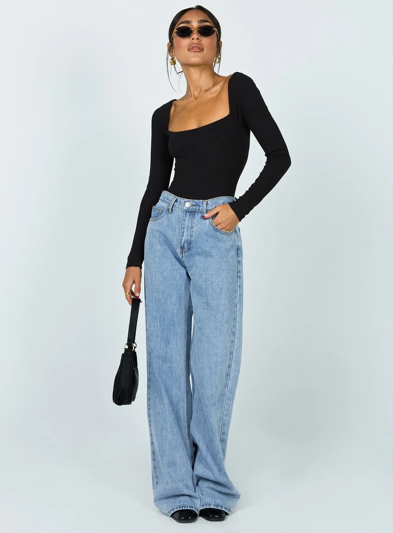 pajama bodysuit Charlotte Bodysuit Black Tall