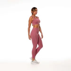 Non See Beginner Level Leggins Solido Rosa Femenino
