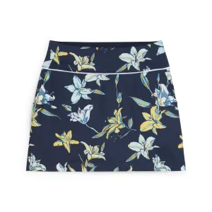 ZeroIrritationLabels Polish Tone Women's Blake Knit Lily Floral Golf Skirt