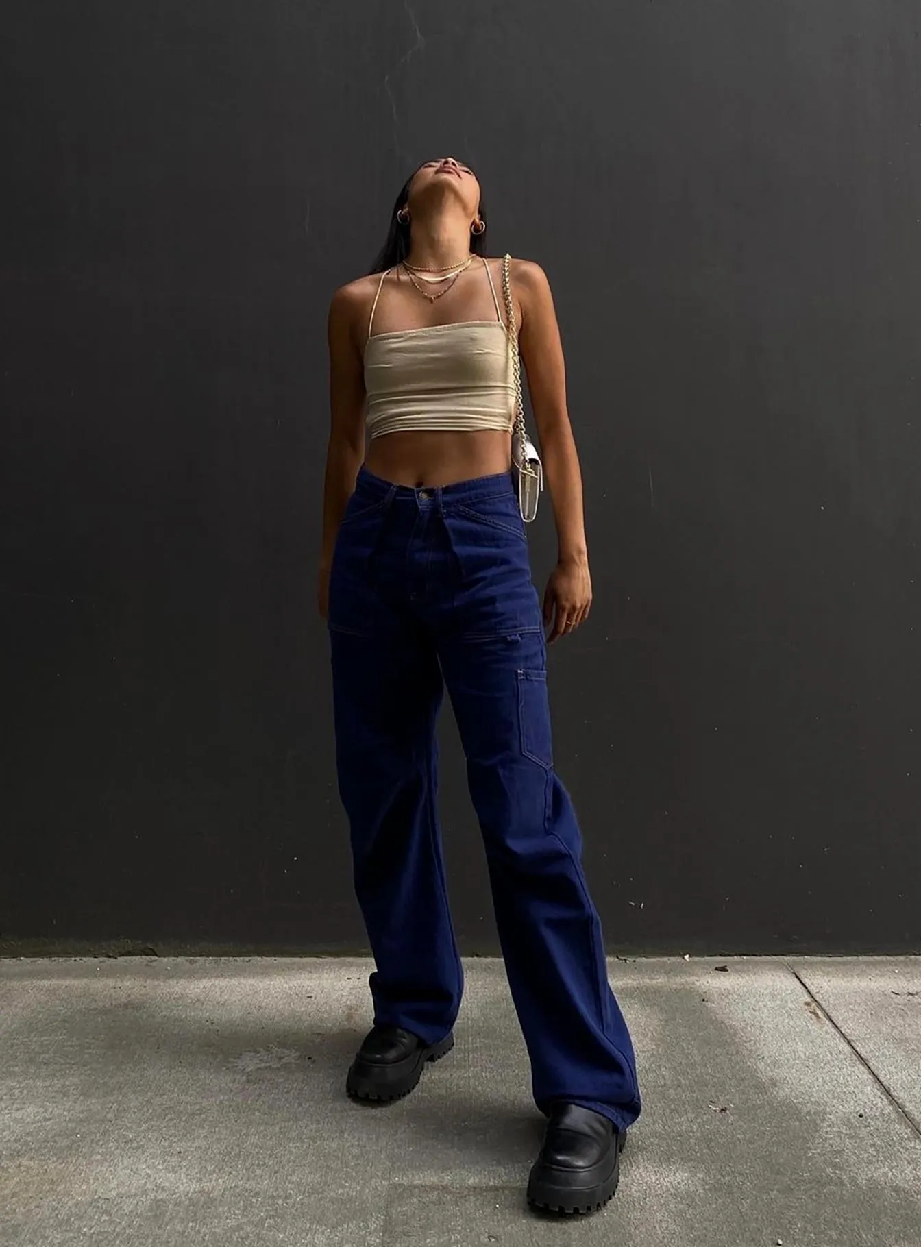 Miami Vice Pants Dark Denim Comfy Design