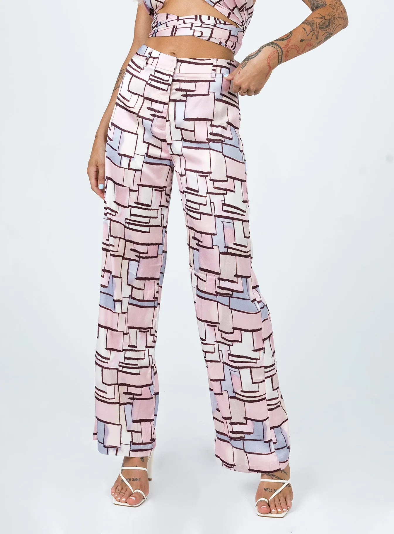 AbrasionResistantFabric Sara Pants Pink Multi