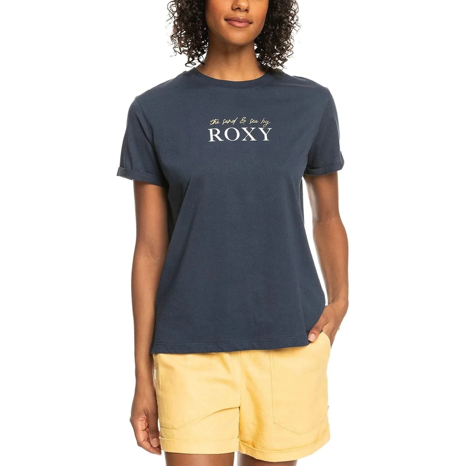 Everyday Look Wear Hiking durability Roxy Womens Noon Ocean Crew Neck T-Shirt