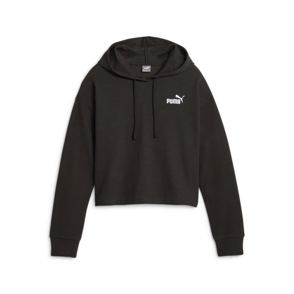 Fashion Layers Essentials Elevated Cropped Pullover Hoodie