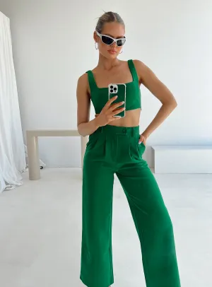 Huxley Set Green No Fuss Fit Relaxed Look