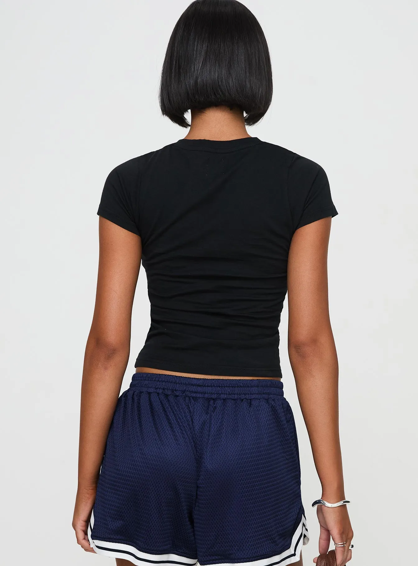 Sleek Performance Wear California Motel Tee Washed Charcoal