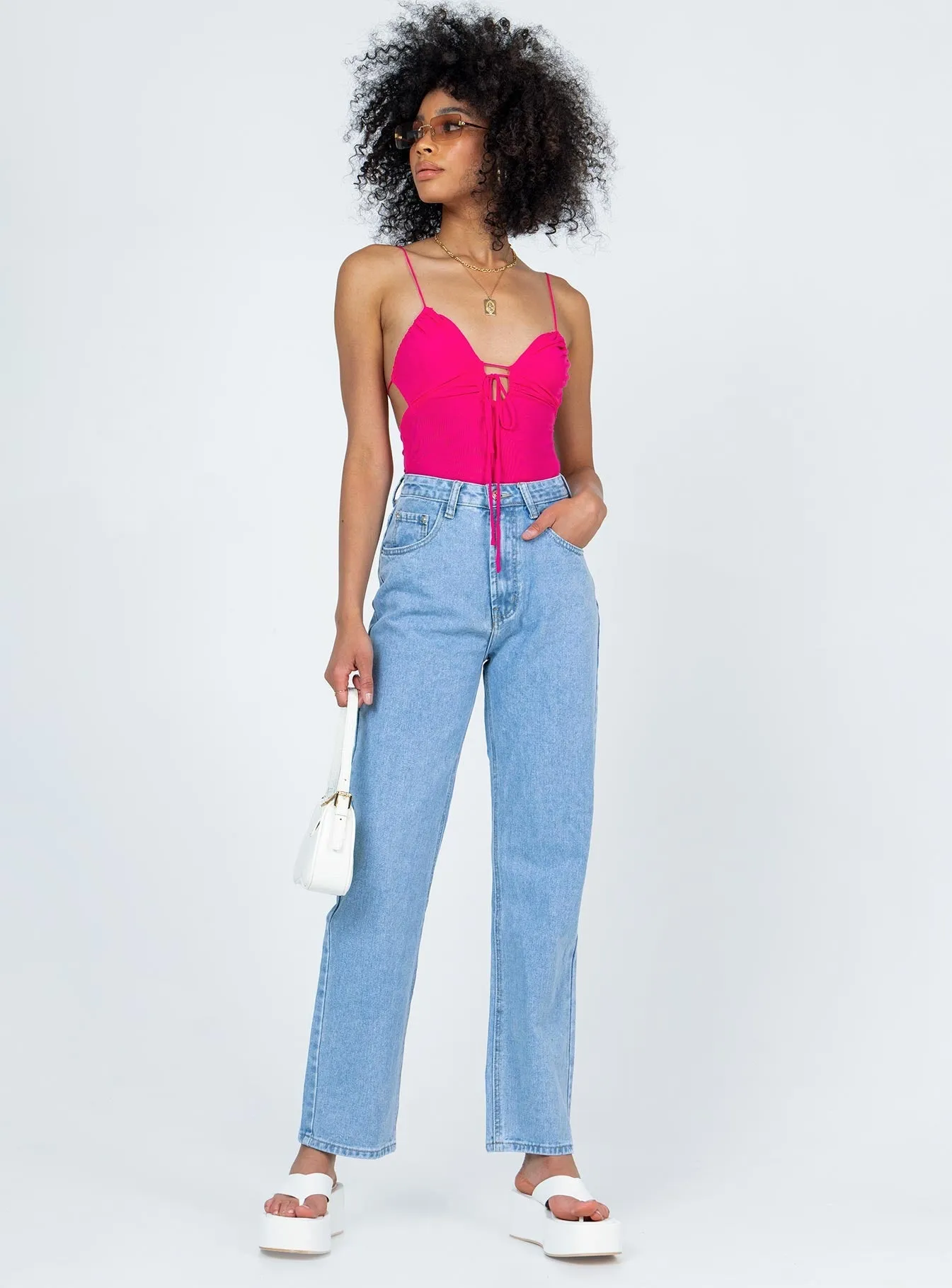 modern bodysuit Merlin Bodysuit Pink