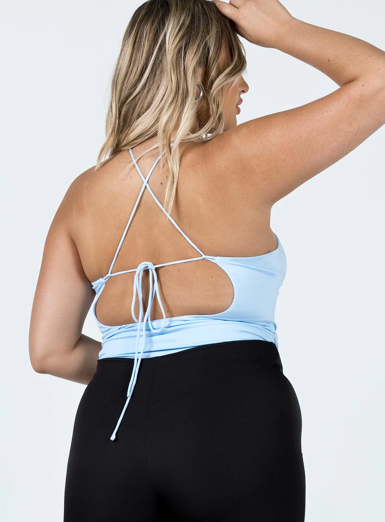 curve bodysuit dance bodysuit Lottie Bodysuit Blue