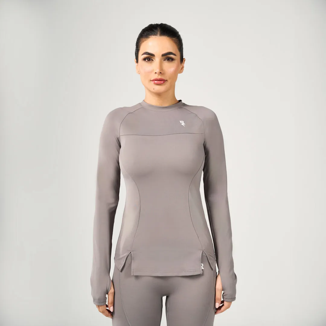 Performance Long Sleeves Tee - Dark Grey Classic and Comfy