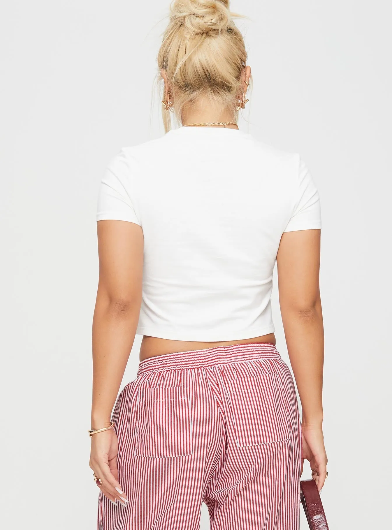 Au Revoir France Tee White Street Ready Trendy