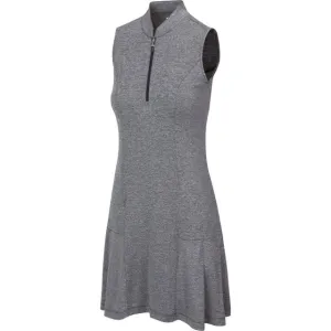 NEW Greg Norman 1/4 Zip w/Mock Neck Sleeveless Gray Dress Size XL MSP$120 Fashion Forward