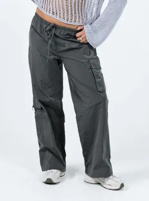 Fernando Parachute Pants Slate Sleek Look