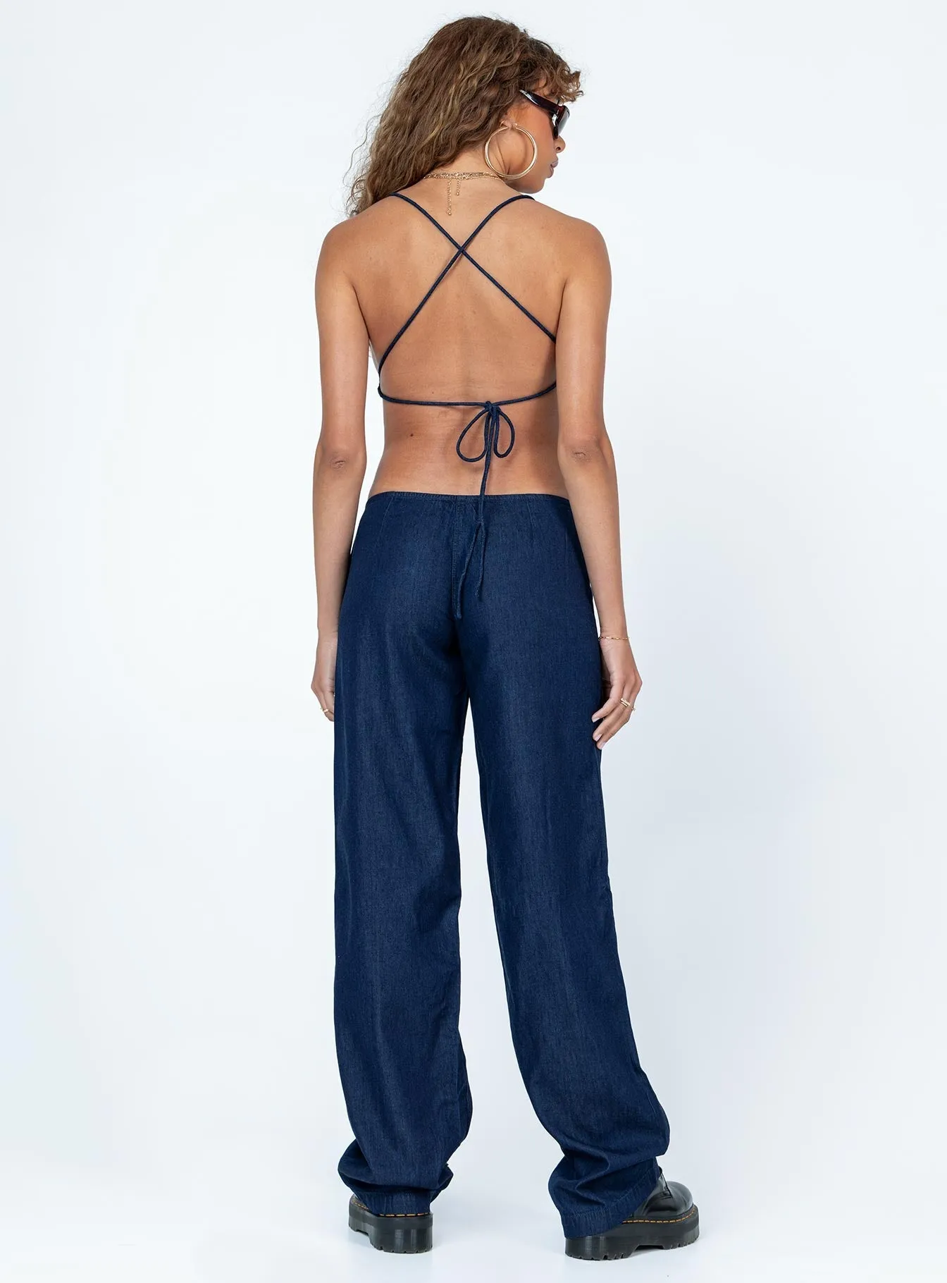 Heat Dissipating Motel Sedna Trouser Denim Blue