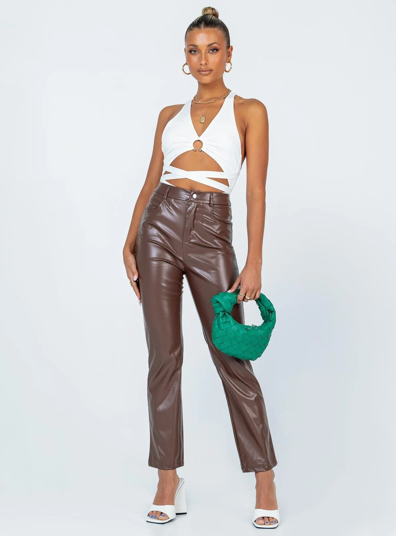 Elon Bodysuit White runway bodysuit