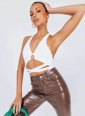 young women bodysuit Elon Bodysuit White