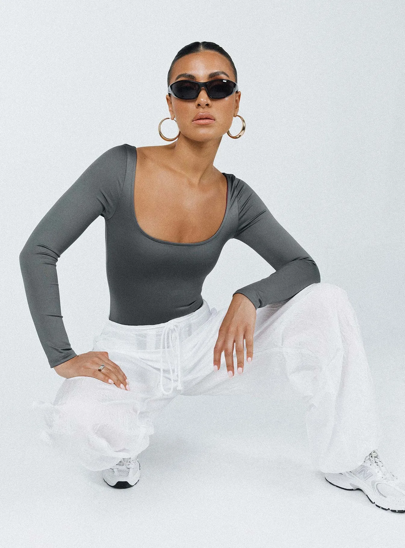 Ellery Bodysuit Grey autumn bodysuit