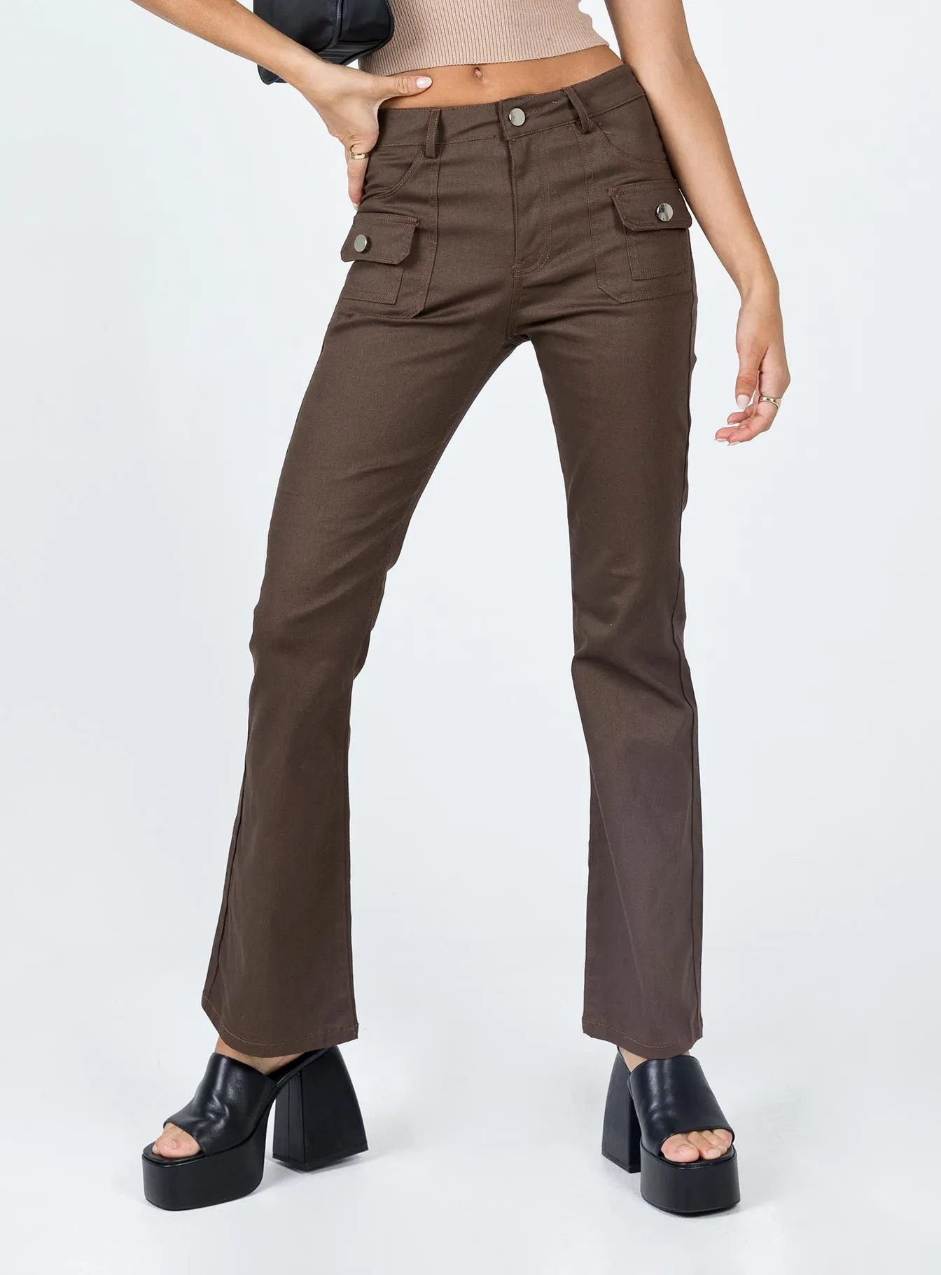 Flexible Fit Neiko Pants Brown