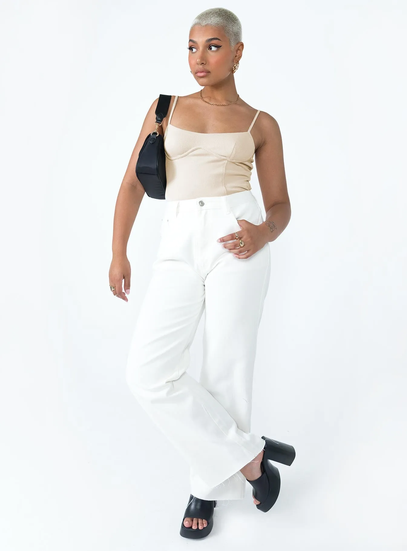 Benjamin Bodysuit Beige winter bodysuit