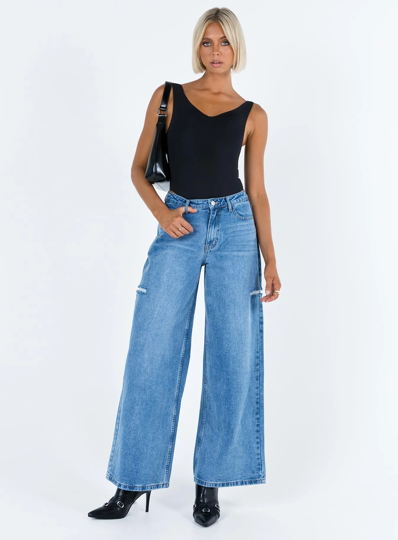 Jarocin Bodysuit Black knit bodysuit