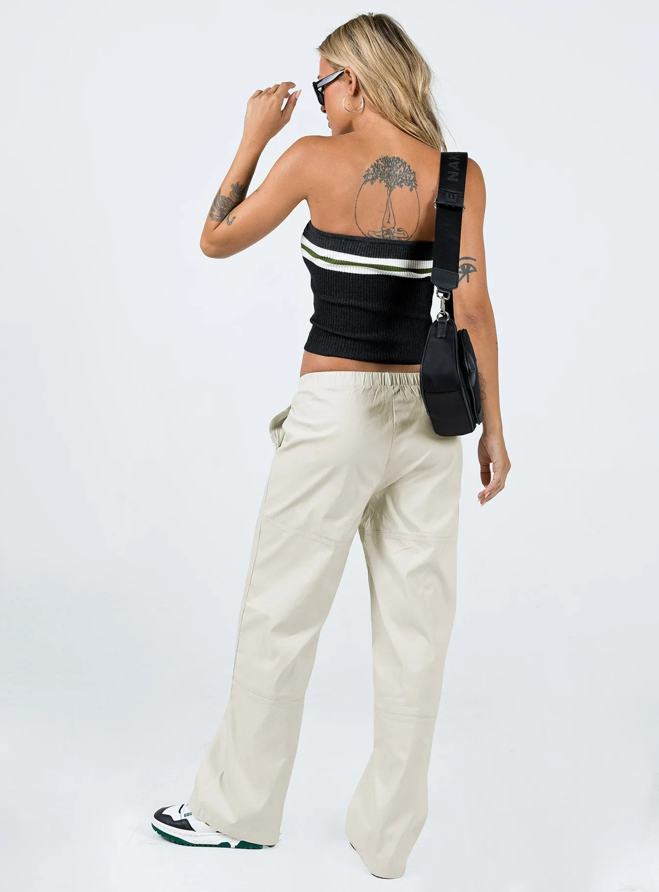 Kent Parachute Pants Beige Breathable Comfort Fit Comfortable Leg