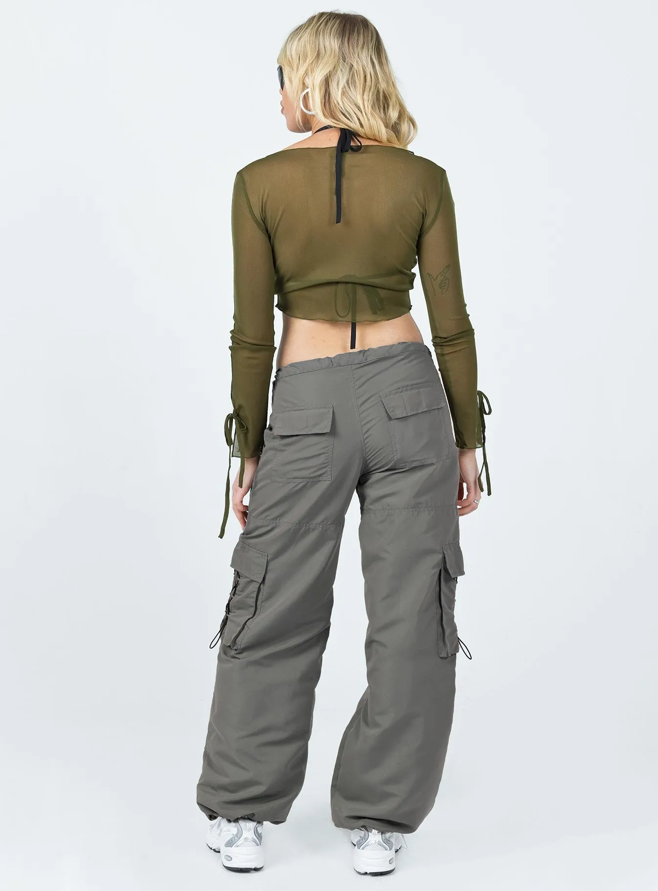 Motel Fabio Trouser Grey Fashionable Cut Movement Ready