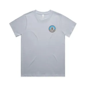 Summer Style Active Look Womens Blue Mountains Running Co Embroidered Tee
