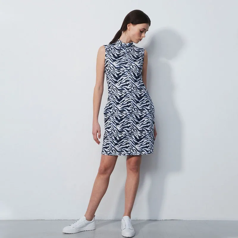 Versatile Comfort Wear New Daily Sports Lens Streamline Art Sleeveless Golf Dress MSP$150