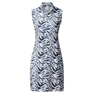 New Daily Sports Lens Streamline Art Sleeveless Golf Dress MSP$150 Relaxed Wear