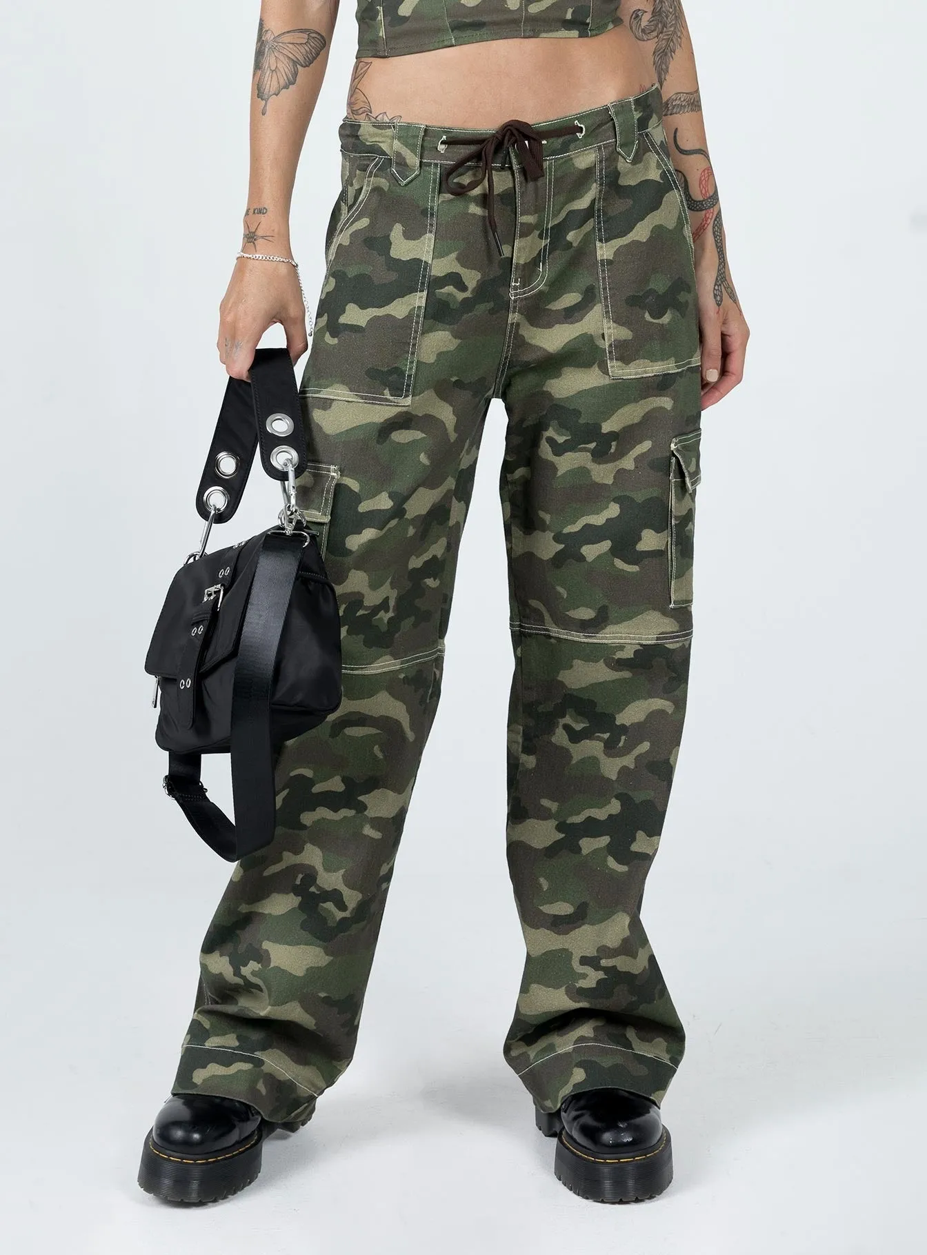 Sight Unseen Camo Cargo HighWaistSupport Active Comfort Fit