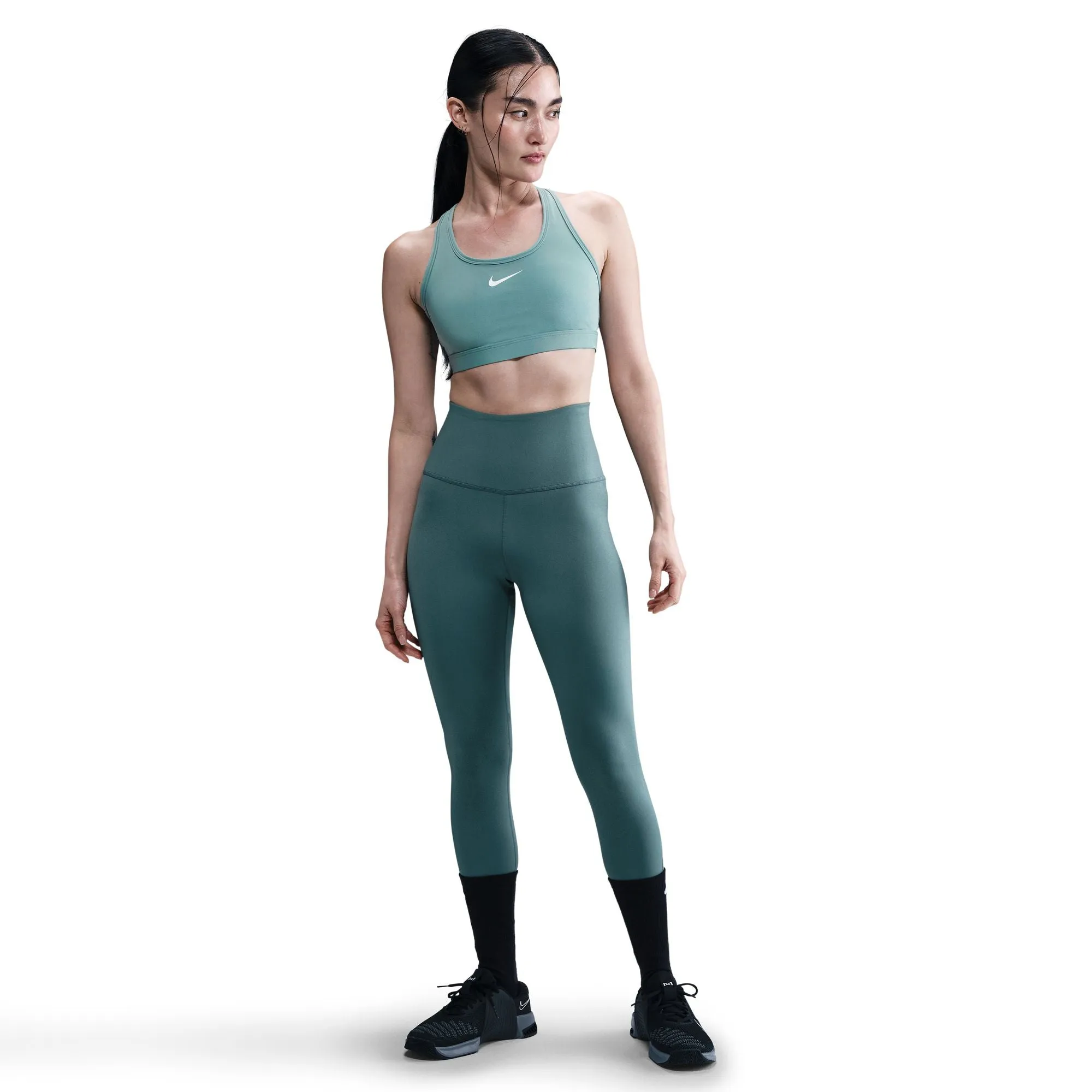 Non-Irritating Fabric Women's Nike Medium Support Swoosh Bra